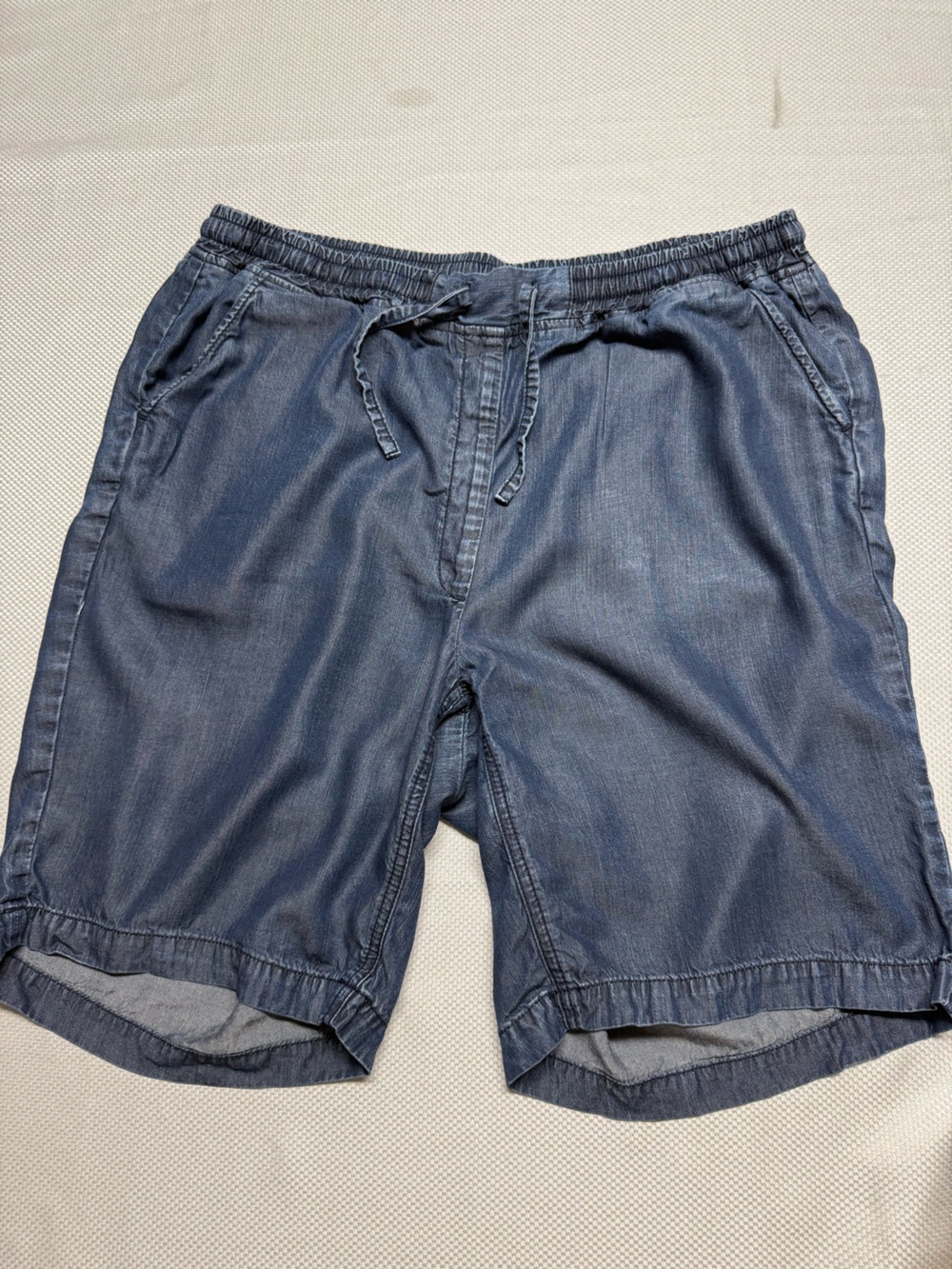 Jessica London Indigo Blue Knit Hybrid Shorts
